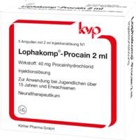 LOPHAKOMP Procain 2 ml Injektionslösung