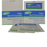 HÖGA-KOMPRESSEN 10x20 cm steril 8fach