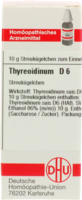 THYREOIDINUM D 6 Globuli