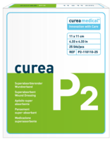 CUREA P2 superabsorb.Wundauflage 11x11 cm